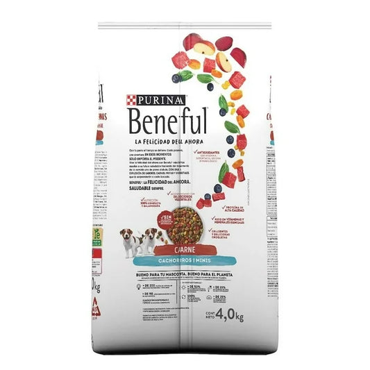 Purina Beneful Cachorro Minis Crecimiento Vibrante Sabor Carne