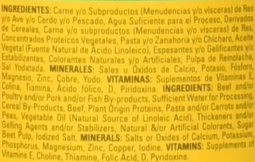 PEDIGREE Alimento para Perros Adultos, Balance Natural, Sabor Res Y Vegetales En Carne Molida 375 Gr, Paquete De 24 Latas