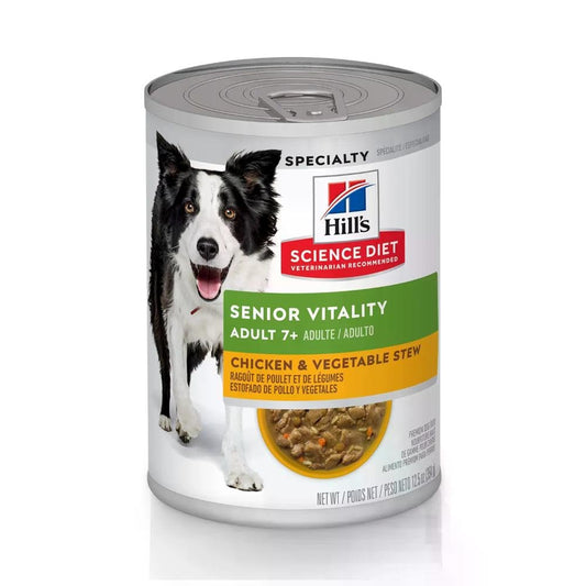 Hill's Science Diet Senior Vitality, Croquetas para Perro Senior 7+ Sabor Pollo Y Arroz 5.7Kg