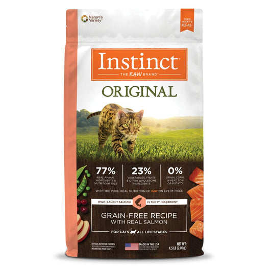 Instinct Original Alimento para Gato, Receta de Salmón 4.5kg