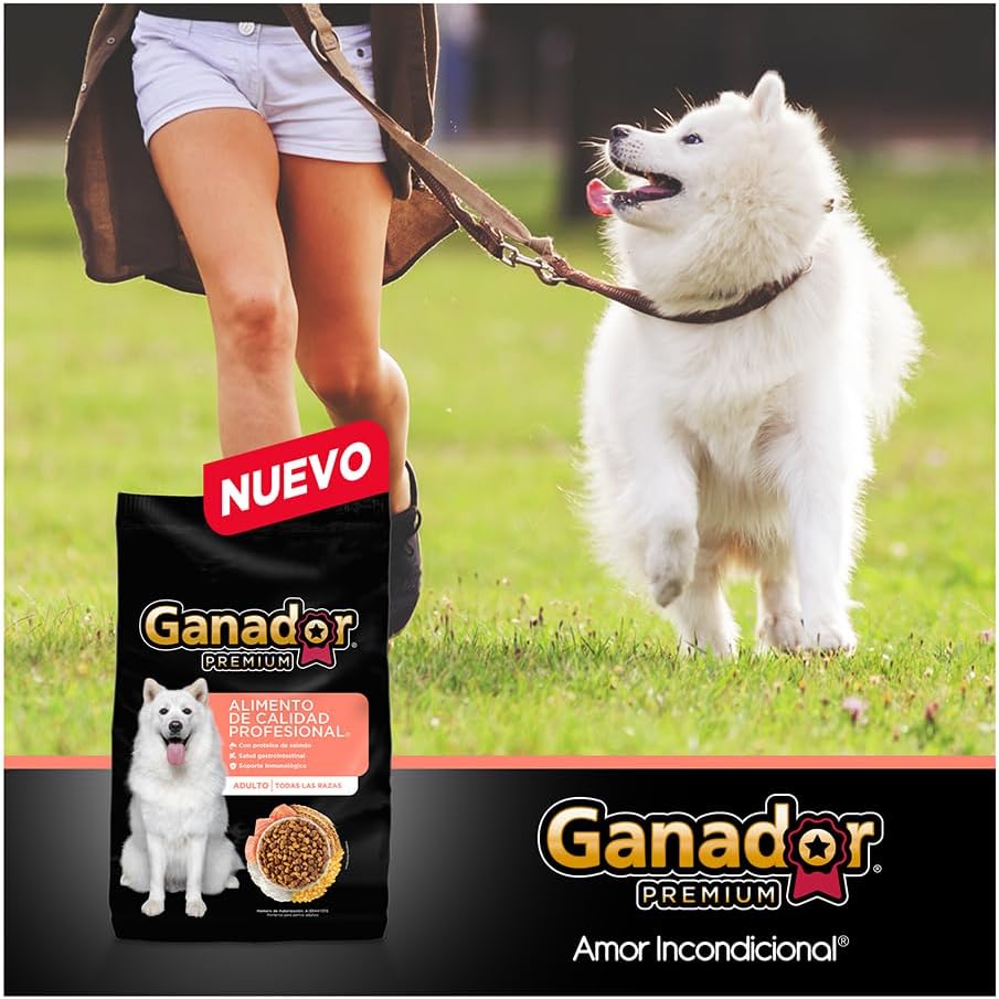 Alimento seco Perro Ganador Premium Salmon 20k