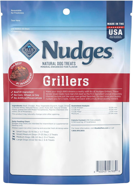 Blue Buffalo Nudges Grillers Natural Dog Treats