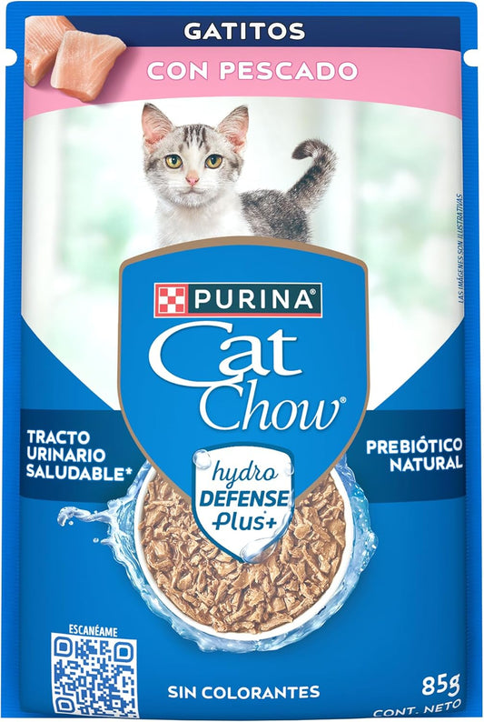 Purina Cat Chow Gatito Pescado 24x85g