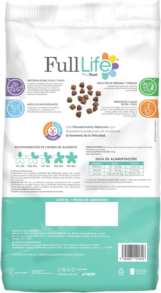 Alimento seco para Perro FullLife Adulto 8KG