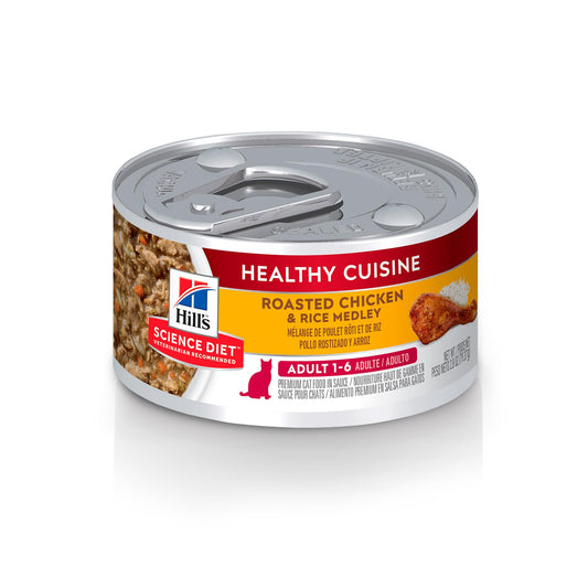 Hill's Science Diet, Croquetas para Gato Adulto, Sabor Pollo 7.3Kg