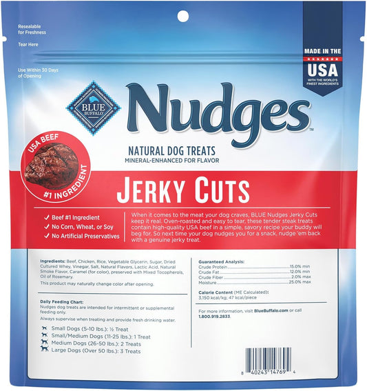Blue Buffalo Nudges Jerky Cuts Natural Dog Treats