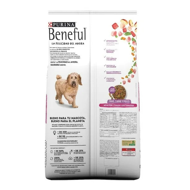 Purina Beneful Adulto Todos los Tamaños Triple Proteína