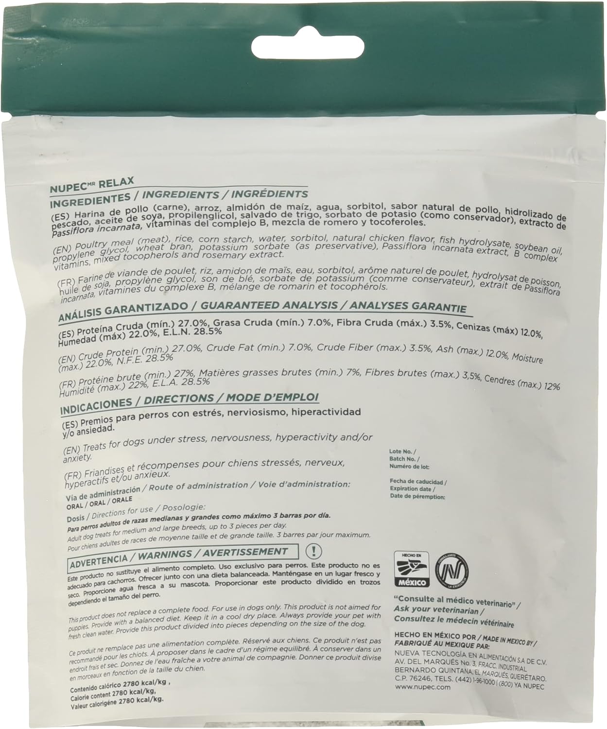 Nupec Treat Funcional para Perro Training, 0.180 kg, 1 Pack + PENU7136 - AAAAAA Premio para Perros Digestive Care, 180 Gr (El empaque puede variar) + PENU7138 - AAAAAA Premio para Perros Relax, 180 Gr