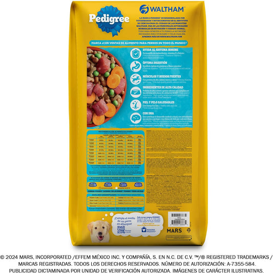 Pedigree - Alimento para Cachorros 20 kg, Etapa 2, con DHA, Prebióticos, Proteínas y Fibra