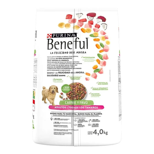 Purina Beneful Energía Tropical Adulto Sabor Carne y Pavo