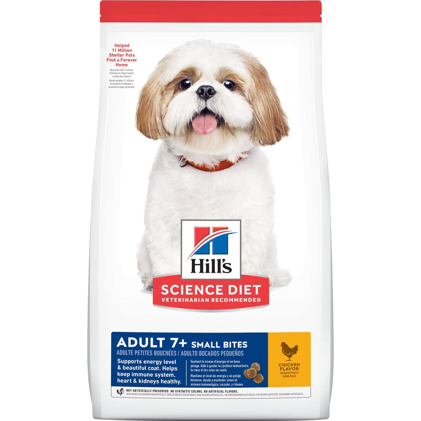 Hill's Science Diet Adult 7+ Small Bites, Alimento para perro senior raza pequeña