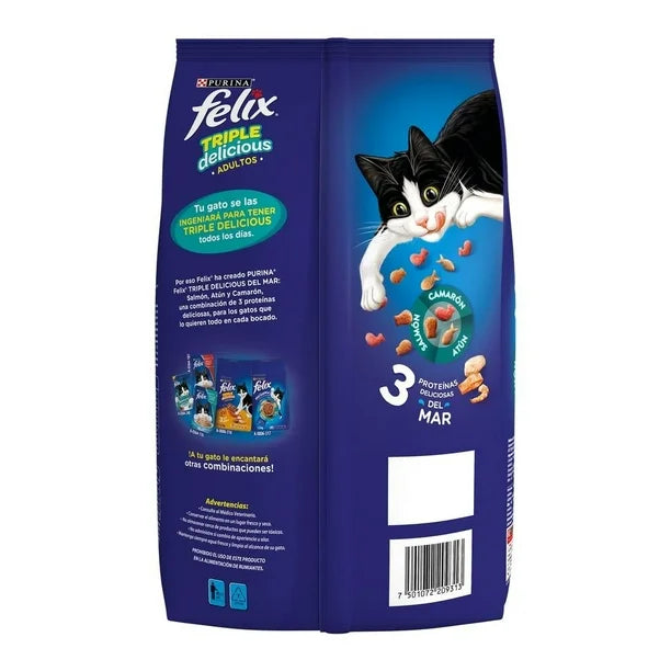 Purina Felix Triple Delicious Adulto Sabor Mar