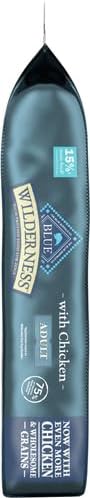 Blue Buffalo Wilderness High Protein Natural Adult Dry Dog Food Plus Wholesome Grains, Chicken 28 LB Bag