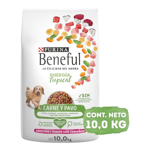 Beneful Purina Adulto Energia Tropical Sabor Carne y Pavo 10Kg