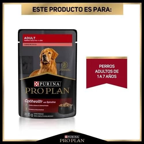 Purina Pro Plan Adulto Raza Mediana y Grande Sabor Pollo 24pack de 85g