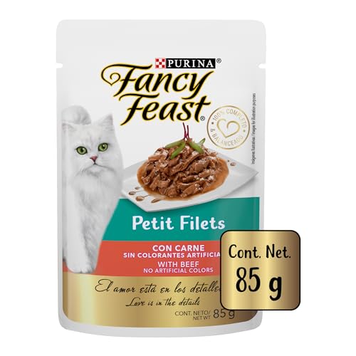 Purina Fancy Feast Petit Fillet Adulto Todos los Tamaños Sabor Carne 12pack de 85g