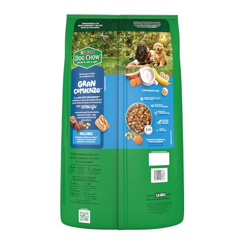 Purina Dog Chow Cachorro Raza Mediana y Grande Sabor Carne, Pollo y Frutas 7.5Kg