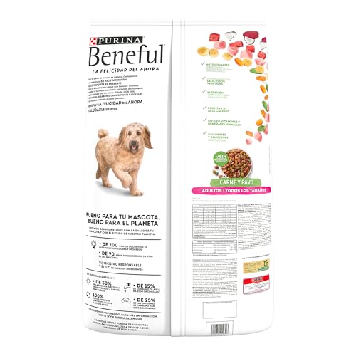 Beneful Purina Adulto Energia Tropical Sabor Carne y Pavo 10Kg