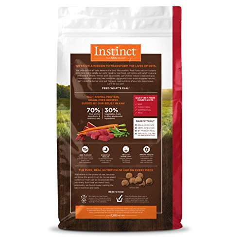 Instinct Original Alimento para Perros, Receta Res, 9 kg