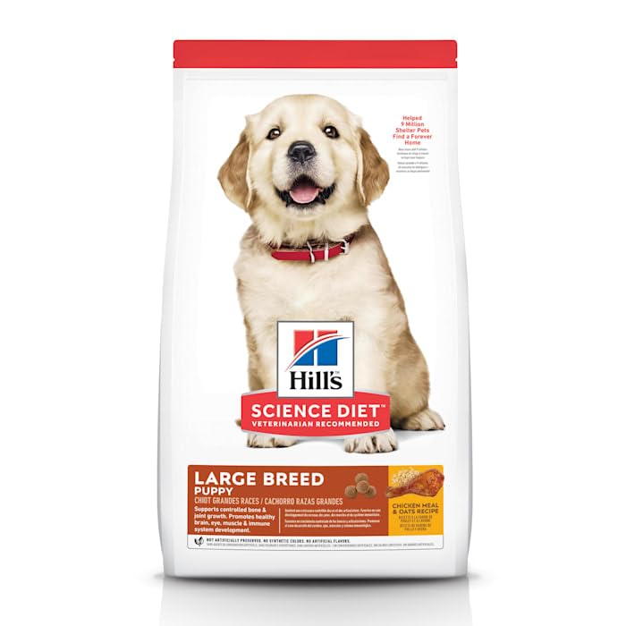 Hill's Science Diet, Alimento para Perro Puppy (Cachorro) Raza Grande, Seco (bulto) 7kg
