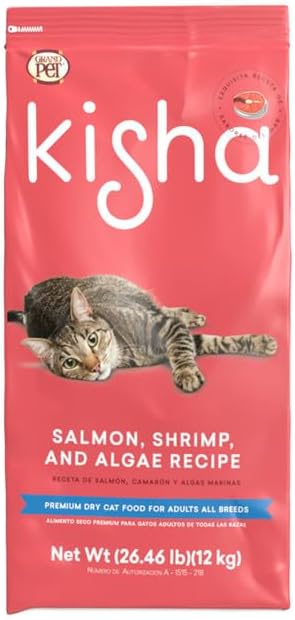 Kisha GrandPet Alimento Seco Gato Adulto, Natural, 12 kg