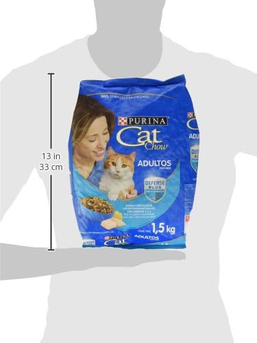 Purina Cat Chow Adulto Todos los Tamaños Sabor Pescado y Mariscos 1.5Kg