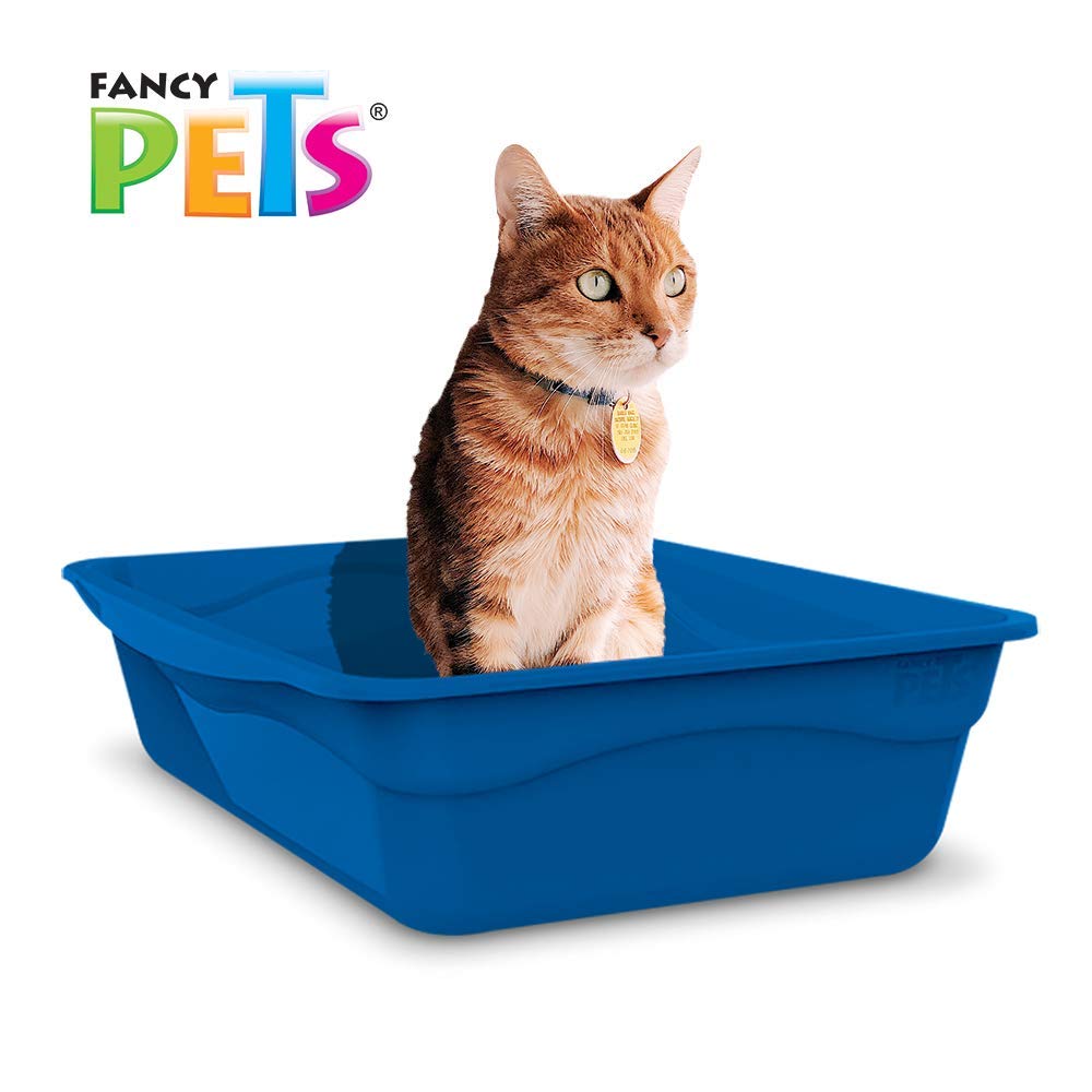 Fancy Pets Arenero Abierto Tamaño Mediano para Gato Colores Variados