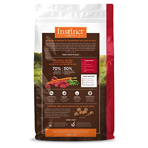 Instinct Original Alimento para Perros, Receta Res, 9 kg