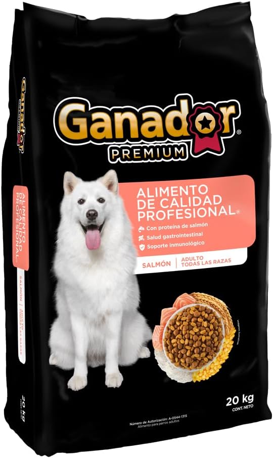 Alimento seco Perro Ganador Premium Salmon 20k