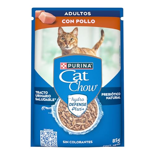 Purina Cat Chow Adulto Todos los Tamaños Sabor Pollo 24pack de 85g