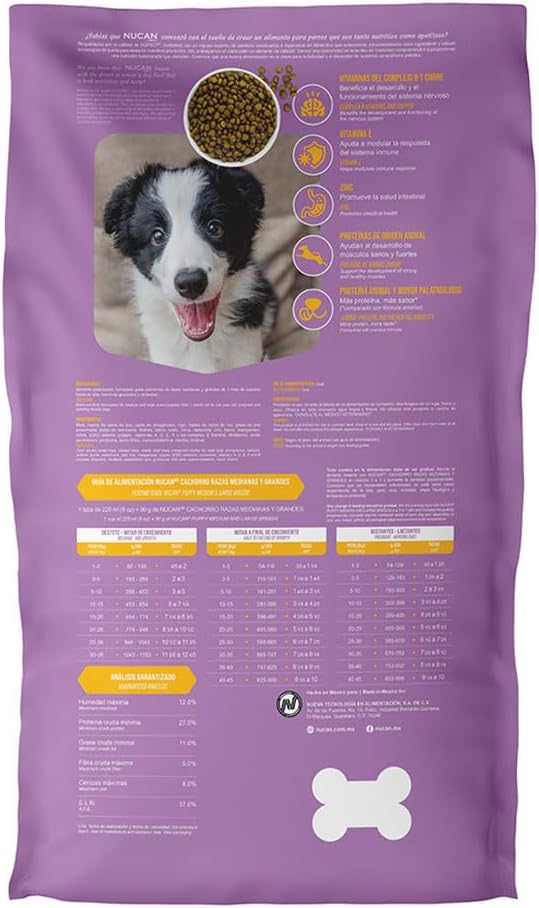 NUCAN Alimento para Perro Cachorro, 1 Piece