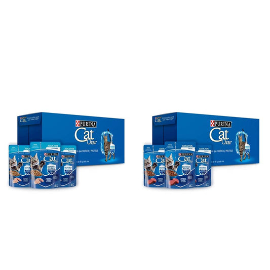 Purina Cat Chow Adulto Todos los Tamaños Sabor Pollo 24pack de 85g