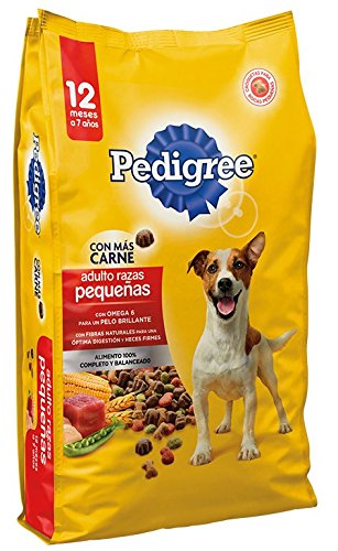 Pedigree - Croquetas para Perro 4 kg, con Res y Vegetales, Razas Pequeñas, con Proteína, Fibra y Antioxidantes