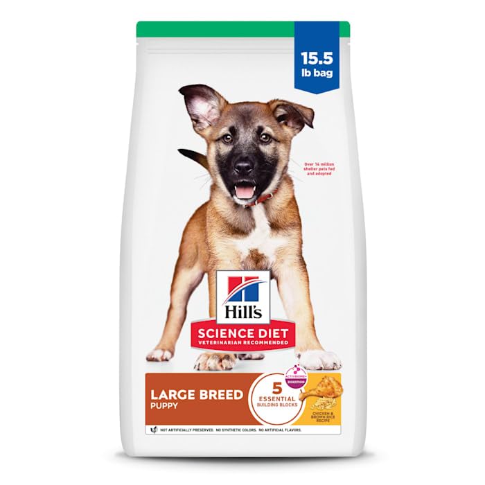 Hill's Science Diet, Alimento para Perro Puppy (Cachorro) Raza Grande, Seco (bulto) 7kg