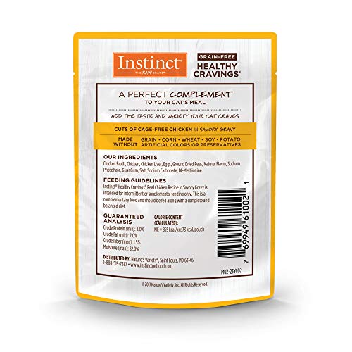 Instinct Healthy Cravings para Gato, Mix de Recetas 12pack