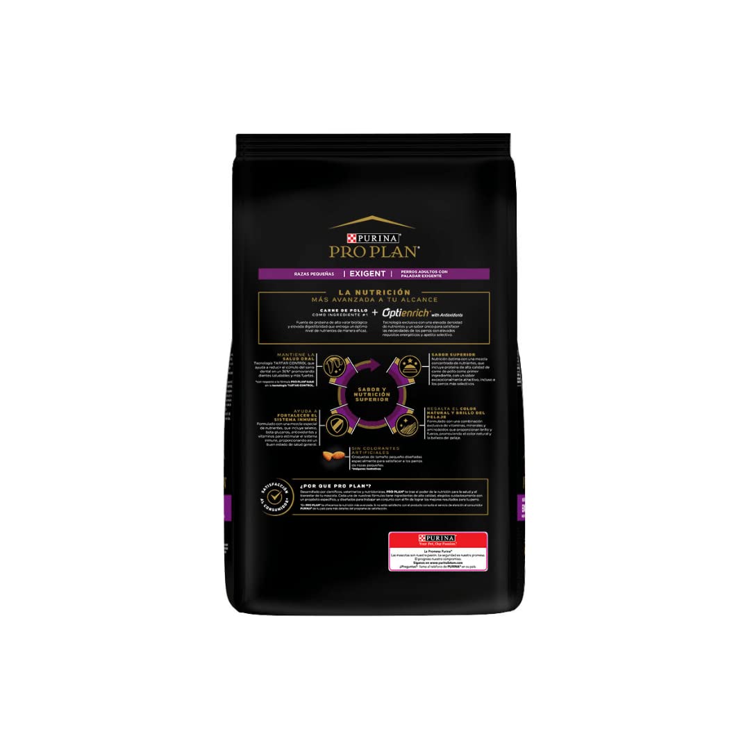 Purina Pro Plan Adulto Raza Pequeña Exigent Sabor Pollo 3Kg