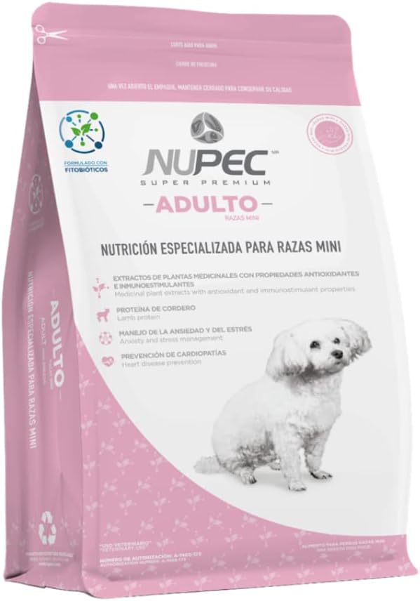 Nupec Comida para Perros Adulto Razas Mini 3 kg - Paquete de 1