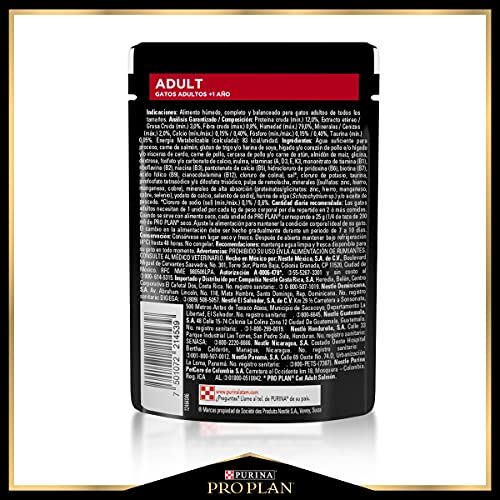 Purina Pro Plan Gato Adulto Salmón 24x85g