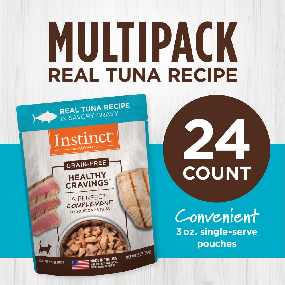 Instinct Healthy Cravings para Gato, Mix de Recetas 12pack