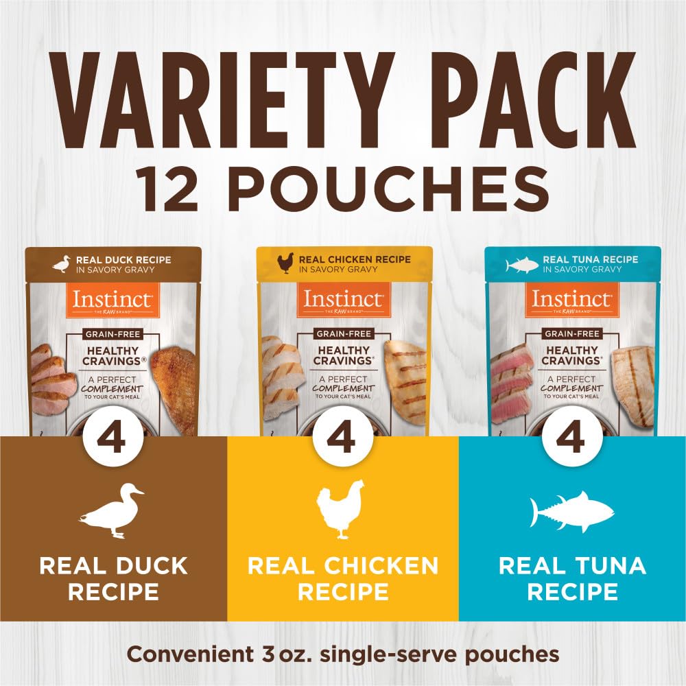 Instinct Healthy Cravings para Gato, Receta de Pollo 24 pack