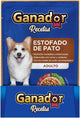 Ganador Recetas Estofado de Pato para Perros Adultos de Todas Las Razas, Azul, Paquete con 22 Piezas de 100 g c/u