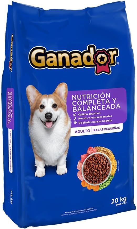Ganador Adulto, Razas Pequeñas, 20 kg, Azul