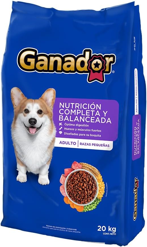 Ganador Adulto, Razas Pequeñas, 20 kg, Azul