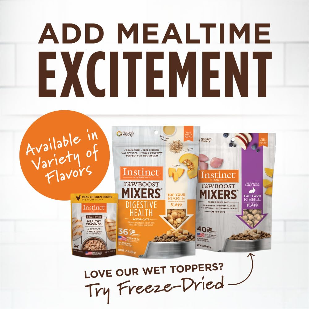 Instinct Healthy Cravings para Gato, Mix de Recetas 12pack