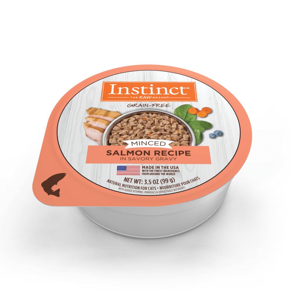 Instinct Original Minced Cups para Gato, Salmón Picado 12pz