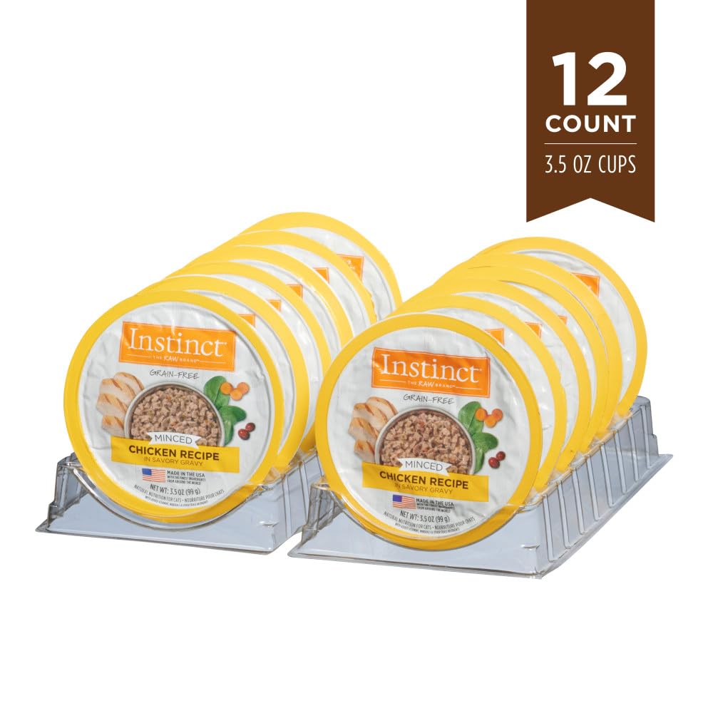 Instinct Original Minced Cups para Gato, Salmón Picado 12pz