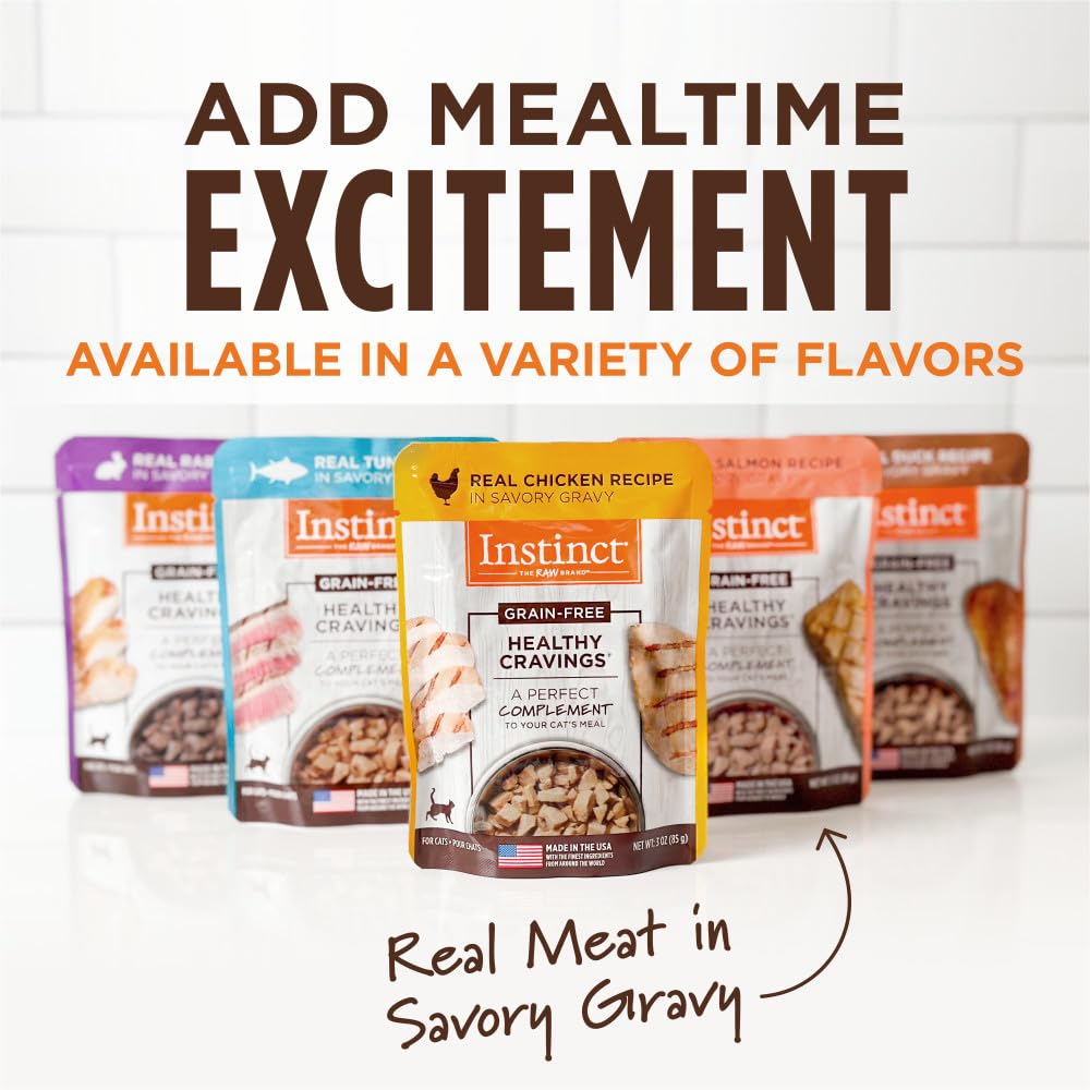 Instinct Healthy Cravings para Gato, Receta de Pollo 24 pack
