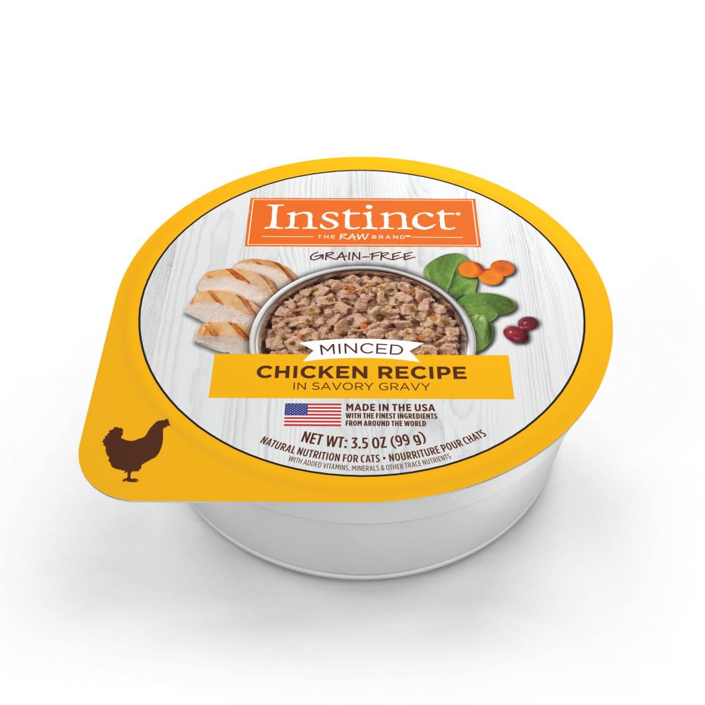Instinct Original Minced Cups para Gato, Salmón Picado 12pz