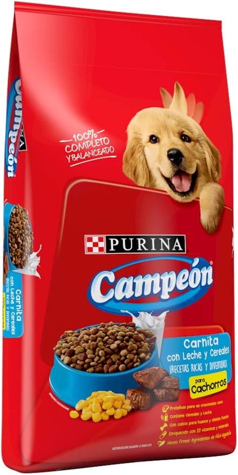 Purina Campeón Carnita con Leche y Cereales Cachorro 4kg