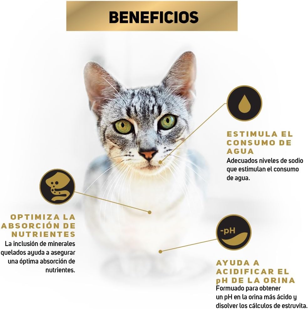 Purina Pro Plan Gato Adulto Urinary Todos los Tamaños Sabor Pollo 7.5Kg
